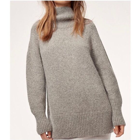 The Group by Babaton Day Off Turtleneck Oversized Turtleneck Sweater Women's XXS - Picture 1 of 8